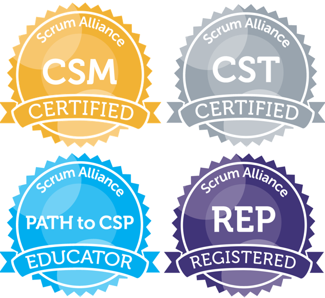CSM, CST, Path to CSP and REP Logos